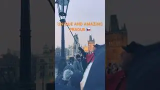 Unique Lamplighting ceremony on Charles Bridge. #prague #charlesbridge #shorts #viral #hiddengems