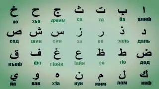 Арабский алфавит произношение