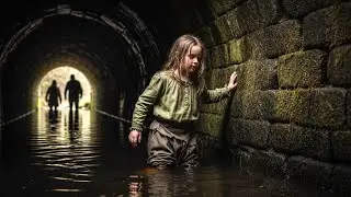 A menina órfã entrou no túnel alagado para fugir da madrasta — e ouviu algo se movendo na água