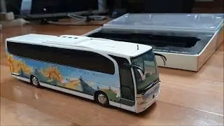 Diecast Mercedes Benz Travego 1;43 Scale  Minichamps.Автомодели.Обзор