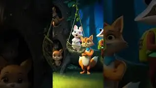 Luna's Escape 🐰✨ | Cute Animal Friends Help Each Other! #Shorts #kidsstudio #kids #pixarstyle