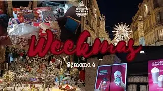 Weekmas 4 🎄| Centro de Málaga, Starbucks y regalos 🎁
