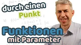 Parameter einer Funktion bestimmen, durch einen Punkt (5062-5)