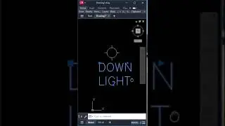 01| Creating Down Light symbol in AutoCAD | Electrical Drawing symbols | #shorts  #autocad2024