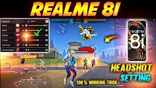Free Fire Headshot Setting ⚙️ || Realme 8i Sensitivity Setting 😱 Don't Miss This Setting 🎯 ff