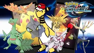 Let's Play Pokemon Duel! Sceptile is a BEAST!!