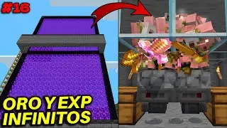 Minecraft Extremo #16 | ¡ADIÓS AL GRINDEO! 🔥 Granja de Oro y EXP Infinitos