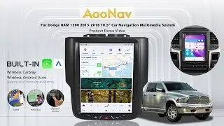 Dodge RAM 1500 2013-2018 With Carplay And Android Auto TScreen GPS Navigation System