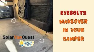 Brilliant Use of Eyebolts in Your Campervan