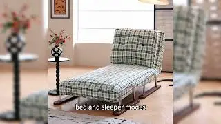 🔄 Why We Recommend This Checkered Sleeper Sofa &mdash; Multi-Function & Time-Saving