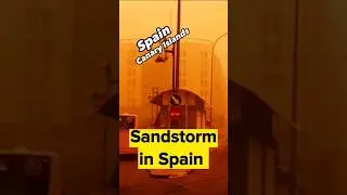 Did you know that sandstorms fall in Spain? #sandstorm #tenerife #80