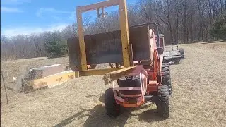 welding Country Line Carry-All into Log  Forks