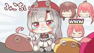 【手描き】 R.E.P.O.でみんなを助けようと頑張る余【さくらみこ / 百鬼あやめ  / 鷹嶺ルイ / ホロライブ / 戌神ころね  / 切り抜き / R.E.P.O.】