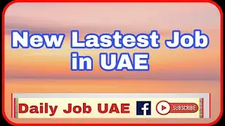 New Jobs in UAE Dubai 2020 | Daily Job UAE | Jobs | NCS Music | NCS | New Jobs | Daily Job |