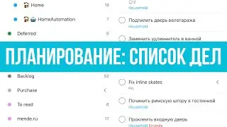 Как вести список дел? (с примерами) Организация жизни Часть 2