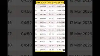Rawalpindi Ramzan 2025 time table | Rawalpindi sehri iftar timing | islamabad ramzan timing