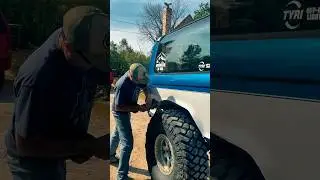 How to fit 40s on a ford bronco 2 !! #ford #rockcrawler #offroad
