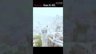 Basim&rsquo;s Epic Leap of Faith 🦅 | AC Mirage Gameplay #shorts #assassinscreed