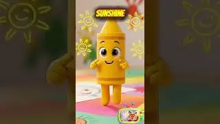 Talking Yellow Color 💛| Educational Video for Children | Kids Video #shorts #ytshorts #shortsfeed