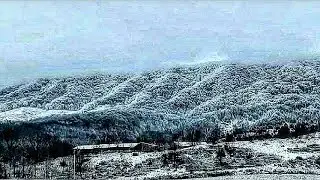 When the Green Valley Turns White  - Beautiful Snowcapped Mountains in Appalachia