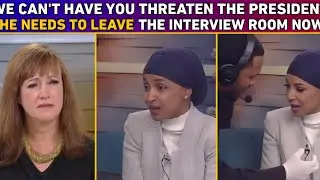 CBS Host KICKS Ilhan Omar OFF AIR After DEADLY THREAT To Trump Said LIVE On TV