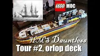 Lego HMS Dauntless, Orlop Deck! #lego #ships #legomoc