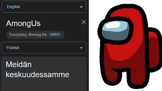 AmongUs in different languages meme