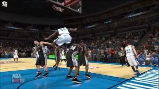 NBA 2K12 My Player: Off the Backboard Alley Oop to Kevin Durant