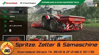 Kverneland iXtrack T4 & mehr | Spritze, Zetter & S&auml;maschine | LS19 VICON DLC [HD]