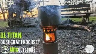 Titan Bushbox/Hobo und Kochset - Review| Ultralight Bushcrafting von Arts Nature