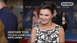 Bold & Beautiful's Heather Tom (Katie) on the 2024 Daytime Emmys Red Carpet