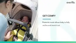Evenflo Pivot Modular Travel System with LiteMax Infant Car Seat (Desert Tan)