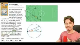 [ENEM 2023] 145 📘 GEOMETRIA PLANA Num certo momento de um jogo digital, a tela apresenta a imagem