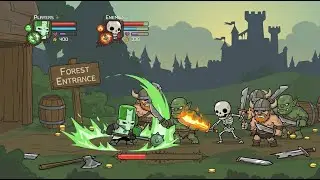 Полчаса били воздух. Castle Crashers