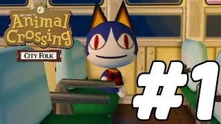 Animal Crossing City Folk (Wii) Gameplay Walkthrough Part 1: New Beginnings