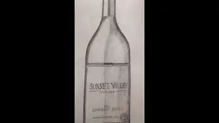How To Draw: A Wine Bottle