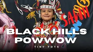 Black Hills Powwow 2025, Tiny Tots Saturday Afternoon. Sawii Good Day DeCory