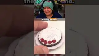 I try making miniature cake from mini brands #diy #minifood #diy