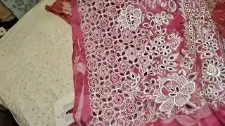 Cutwork Embroidered lawn Jade brand
