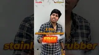 48-Hour Offer! Get 1L FRESSHO Dishwash Gel for just ₹199 + FREE Scrubber On FRESSHO