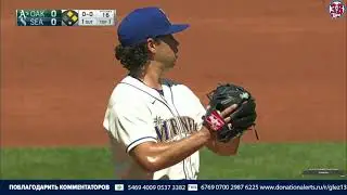 Бейсбол на русском. MLB 2021, 25 июля. Оклэнд Атлетикс VS Сиэттл Маринэрс