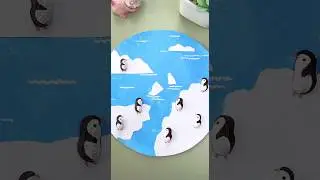 DIY penguin fun craft ideas at home #handmadecraft #papercraftiq
