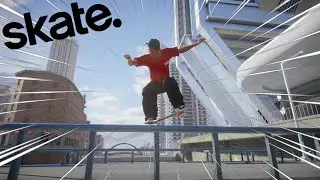 11 Minutes of REALISTIC lines on the NEW SKATE. game **ASMR** - Skate.