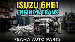 Isuzu 6he1 engine transmission