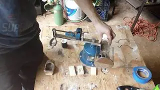 Casting machine modification and casting silver pendant