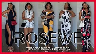 ROSEWE TRY ON HAUL 2022| STYLING SUMMER OUTFITS| BRI MITCH