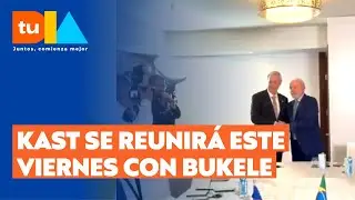 Kast se reunió con el presidente brasileño Lula da Silva y este viernes se verá con Bukele | Tu Día