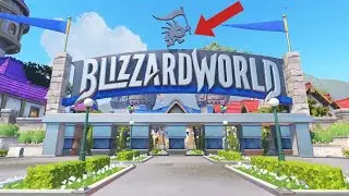Overwatch: Blizzard EASTER EGGS in the New 'Blizzard World' Map Trailer