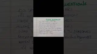 Simple Questions✍🏽📚 #easyenglisheveryday #englishgrammar #englishlearningclass #englang#ytshorts