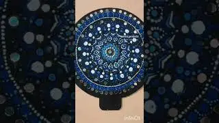 #artbeat by Harleen#artist #painting #mirror #love   mandala art mirror 🎨💞🪞🖌️